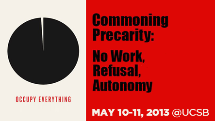 Commoning Precarity: No Work, Refusal, Autonomy