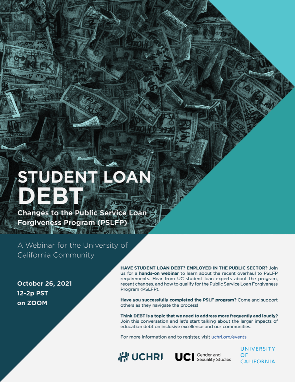 Student Loan DEBT flyer